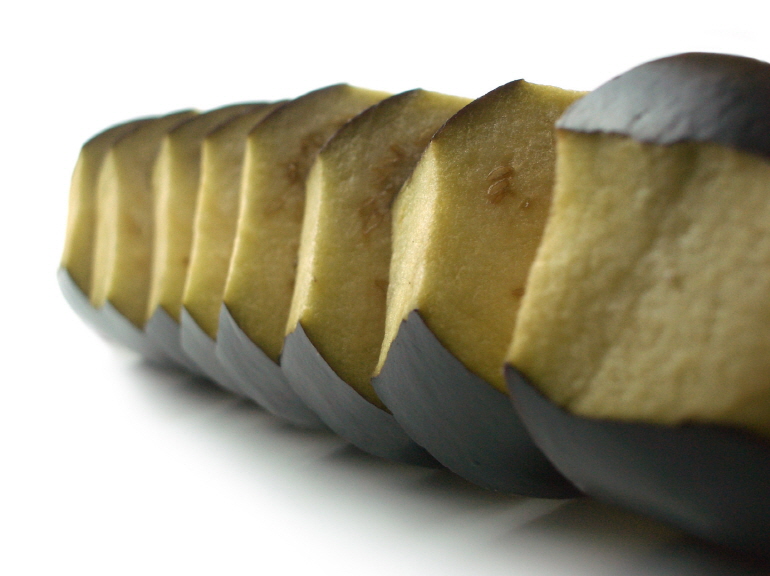 가지냉채에 필요한 가지 모음